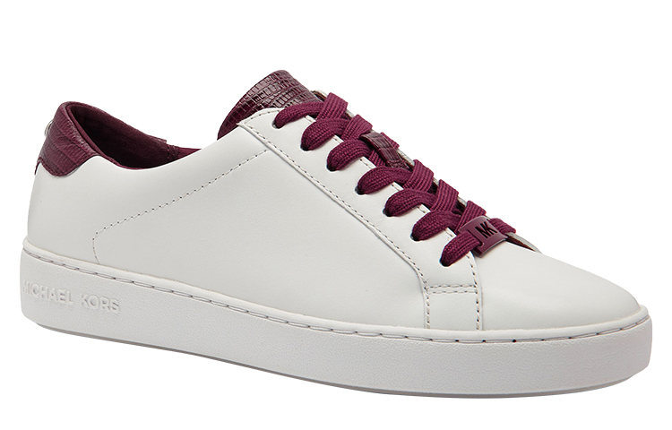 (W) MICHAEL KORS Irving Low 'White and Burgundy' 圖 3