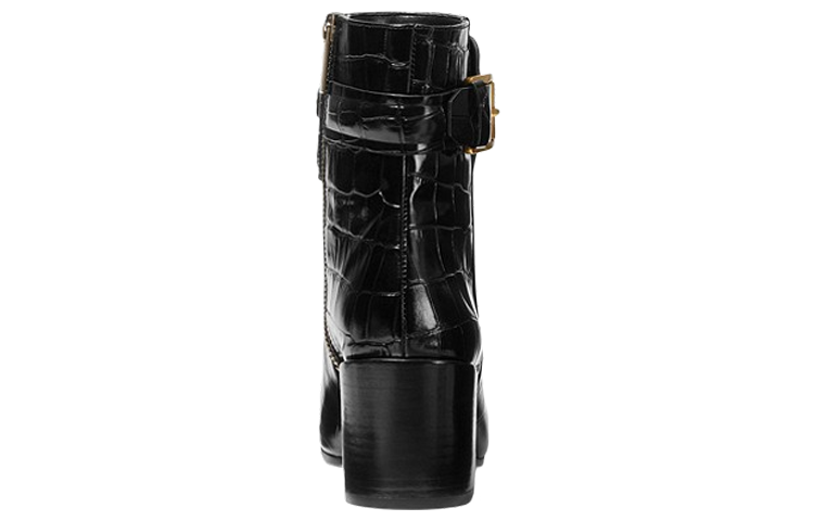 (W) MICHAEL KORS Izzy Boot 'Crocodile-Embossed Black' 圖 4