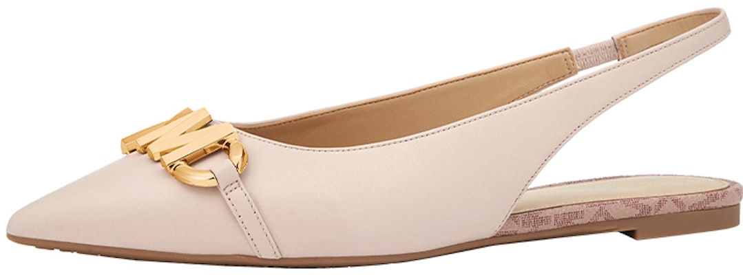 (W) MICHAEL KORS Izzy Flat 'Nude Pink' Sepatu Wanita 40T1IZFG2L187 Lookbook (W) MICHAEL KORS Izzy Flat 'Nude Pink' Sepatu Wanita 40T1IZFG2L187