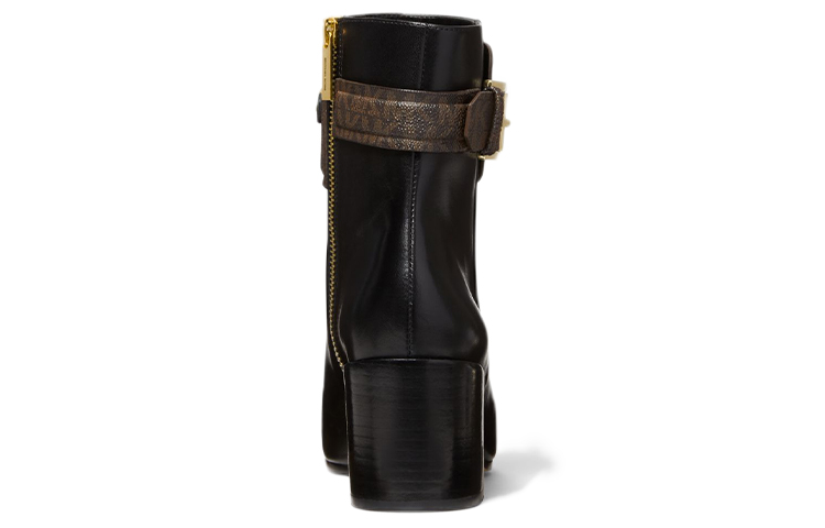 (W) MICHAEL KORS Izzy Leather and Logo Boot 'Black' 圖 3