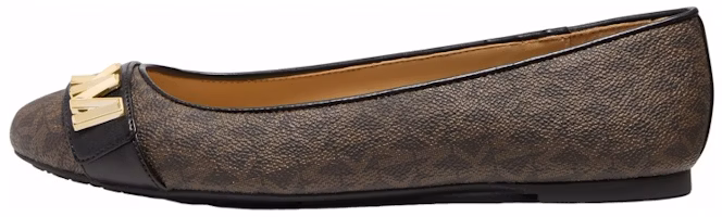 (Women) MICHAEL KORS Jilly 'Logo Ballet Flats - Brown' 40F2JLFPAB200 (Women) MICHAEL KORS Jilly 'Logo Ballet Flats - Brown' 40F2JLFPAB200
