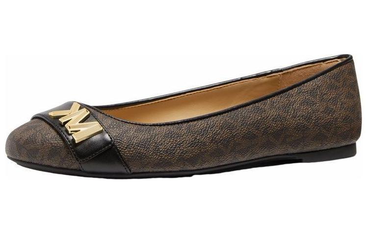 (W) MICHAEL KORS Jilly 'Logo Ballet Flats - Brown' 圖 3