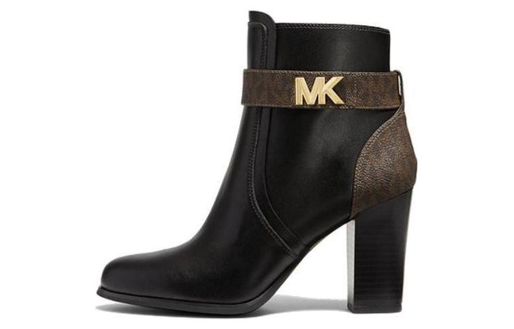 (W) MICHAEL KORS Jilly Boot 'Black Leather'