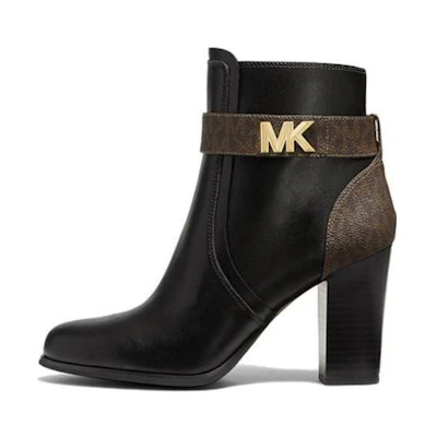 (W) MICHAEL KORS Jilly Boot 'Black Leather'