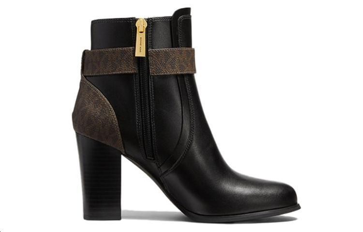 (W) MICHAEL KORS Jilly Boot 'Black Leather' 圖 2