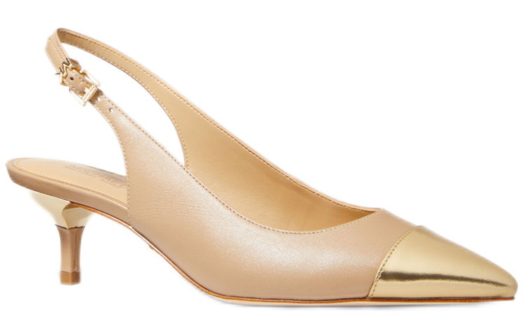 (W) MICHAEL KORS Kadence 'Gold Cut-Out Mid-Heels' 圖 2