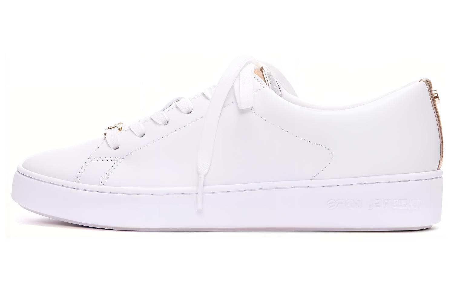 (W) MICHAEL KORS Keaton Low-Top 'White Leather'