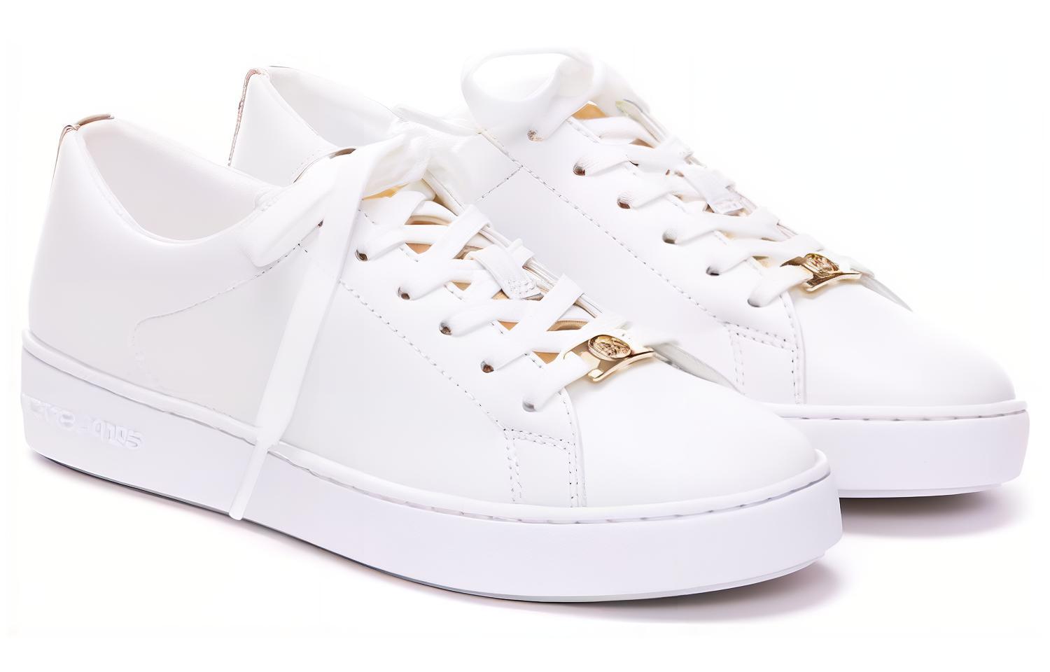 (W) MICHAEL KORS Keaton Low-Top 'White Leather' 圖 3