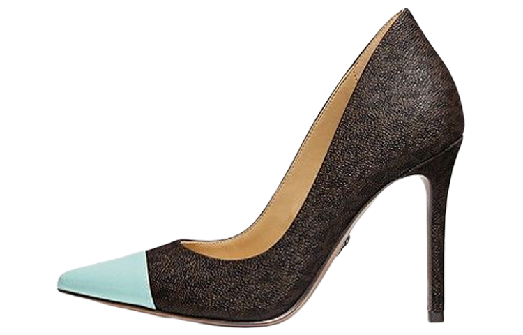 (Women) MICHAEL KORS Keke High-Heel Pump 'Light Blue Brown' 40S1KEHP2B