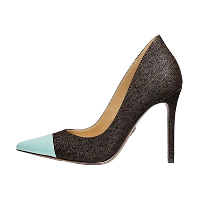 (W) MICHAEL KORS Keke High-Heel Pump 'Light Blue Brown'
