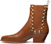 Buy (W) MICHAEL KORS Kinlee Leder Chelsea Stiefel mit spitzer Zehe ''Braun'' 40F3KNME7L0230