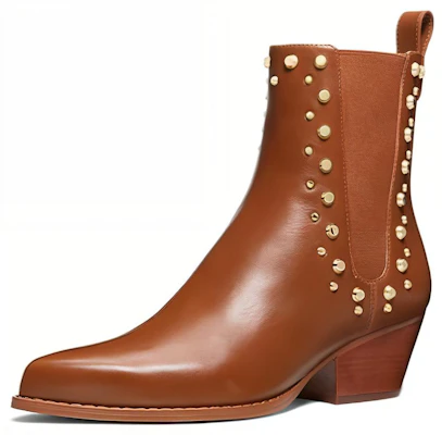 (W) MICHAEL KORS Kinlee Leder Chelsea Stiefel mit spitzer Zehe ''Braun'' 40F3KNME7L0230 Lookbook (W) MICHAEL KORS Kinlee Leder Chelsea Stiefel mit spitzer Zehe ''Braun'' 40F3KNME7L0230