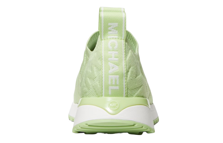(W) MICHAEL KORS Knit Slip-On Sneakers 'Green Logo' 圖 4