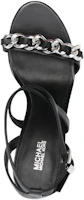 Shop (W) MICHAEL KORS Koleksi 'Sandal Kulit Hitam Minimalis' 40S3ASHS3L0001