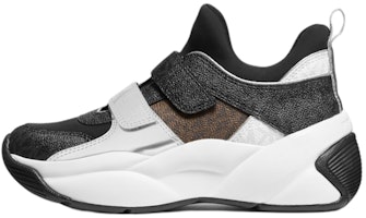 (Women) MICHAEL KORS KORS Collection 'Velcro Platform Black and White' 43R0KEFS3B (Women) MICHAEL KORS KORS Collection 'Velcro Platform Black and White' 43R0KEFS3B