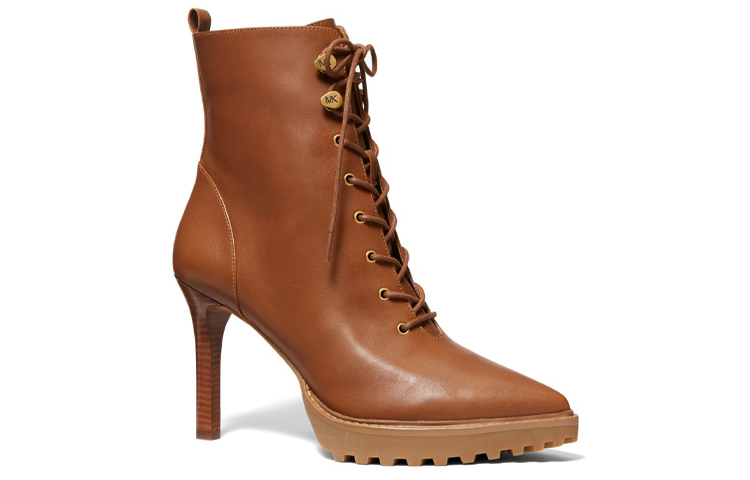 (W) MICHAEL KORS Kyle High-Heel Bootie 'Brown Leather' 圖 3