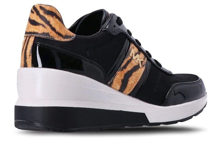 Lookbook (W) MICHAEL KORS Sepatu Tali 'Hitam Coklat' 43F2MBFSAD001