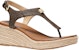 (Women) MICHAEL KORS Laney Espadrille Wedge 'Brown Logo' 40T0LAMS2B