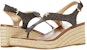 (Women) MICHAEL KORS Laney Espadrille Wedge 'Brown Logo' 40T0LAMS2B