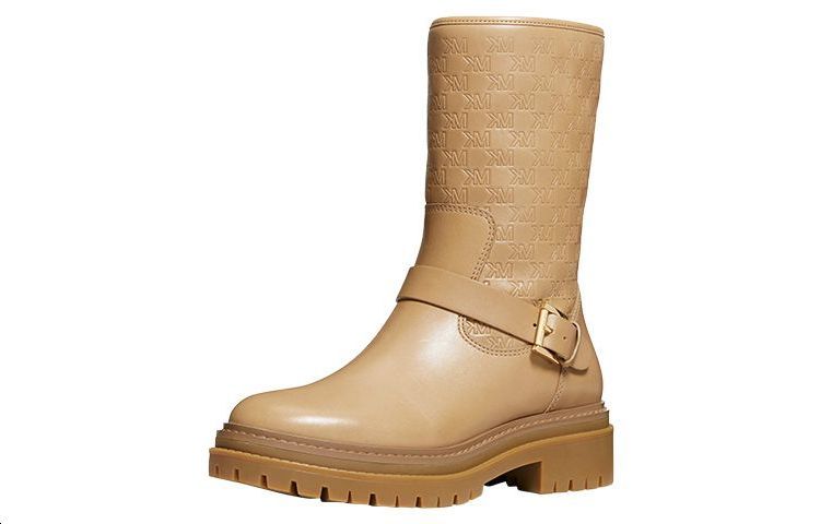 (W) MICHAEL KORS Layton Boots 'Tan' 圖 4
