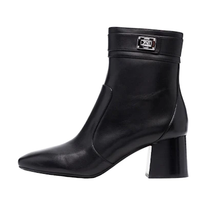 (W) MICHAEL KORS Leather Ankle Boot 'Black'