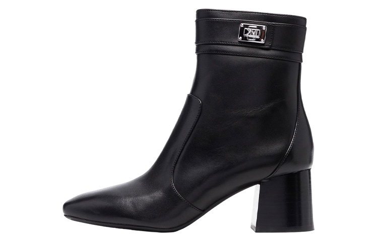 (Women) MICHAEL KORS Leather Ankle Boot 'Black' 40T2PDME5LPADMA001