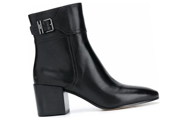 (W) MICHAEL KORS Leather Ankle Boot 'Black' 圖 2