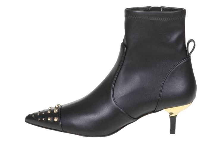 (Women) MICHAEL KORS Leather Ankle Boot 'Black Stiletto' 40F2KAME6L001