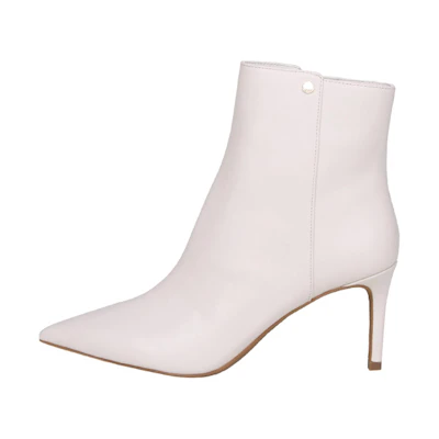 (W) MICHAEL KORS Leather Ankle Boot 'White Fashion'