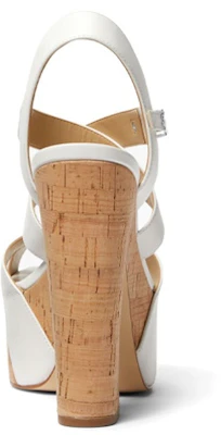 (W) MICHAEL KORS Leren Gesp Chunky Hak Sandalen ''Witte Mode'' 40S3SKMS1L085 Shop (W) MICHAEL KORS Leren Gesp Chunky Hak Sandalen ''Witte Mode'' 40S3SKMS1L085