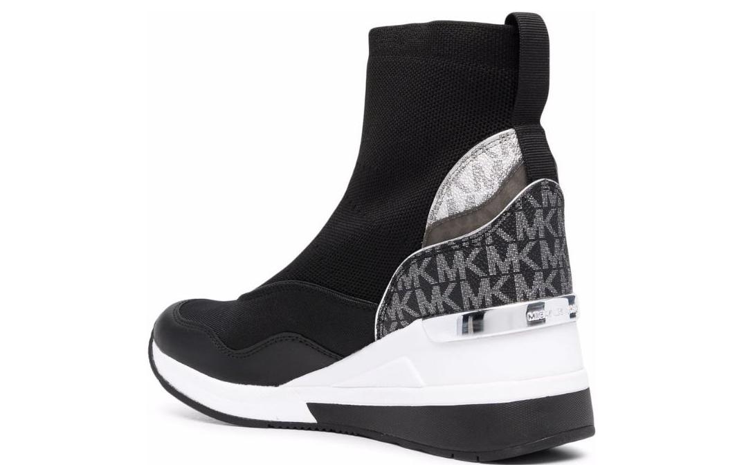 (W) MICHAEL KORS Leather Casual Round Toe Ankle Boots 'Black' 圖 3