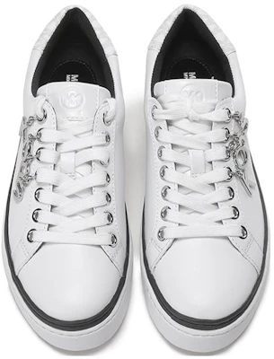 (Women) MICHAEL KORS Leather Charm Lace-Up Sneaker 'White' 43R2CHFS2L Shop (Women) MICHAEL KORS Leather Charm Lace-Up Sneaker 'White' 43R2CHFS2L