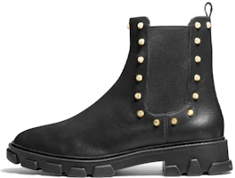 (Women) MICHAEL KORS Leather Chelsea Boot 'Studded Black' 40F2RIFE5L0001 (Women) MICHAEL KORS Leather Chelsea Boot 'Studded Black' 40F2RIFE5L0001