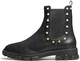 (Women) MICHAEL KORS Leather Chelsea Boot 'Studded Black' 40F2RIFE5L0001 (Women) MICHAEL KORS Leather Chelsea Boot 'Studded Black' 40F2RIFE5L0001