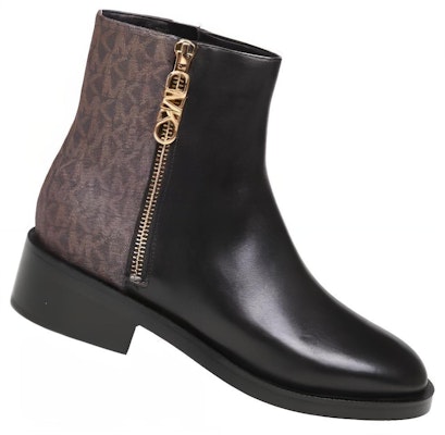 (Women) MICHAEL KORS Leather Comfort Round Toe Ankle Boot 'Black' 40F3RGME6L007 Order (Women) MICHAEL KORS Leather Comfort Round Toe Ankle Boot 'Black' 40F3RGME6L007