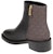 (Women) MICHAEL KORS Leather Comfort Round Toe Ankle Boot 'Black' 40F3RGME6L007