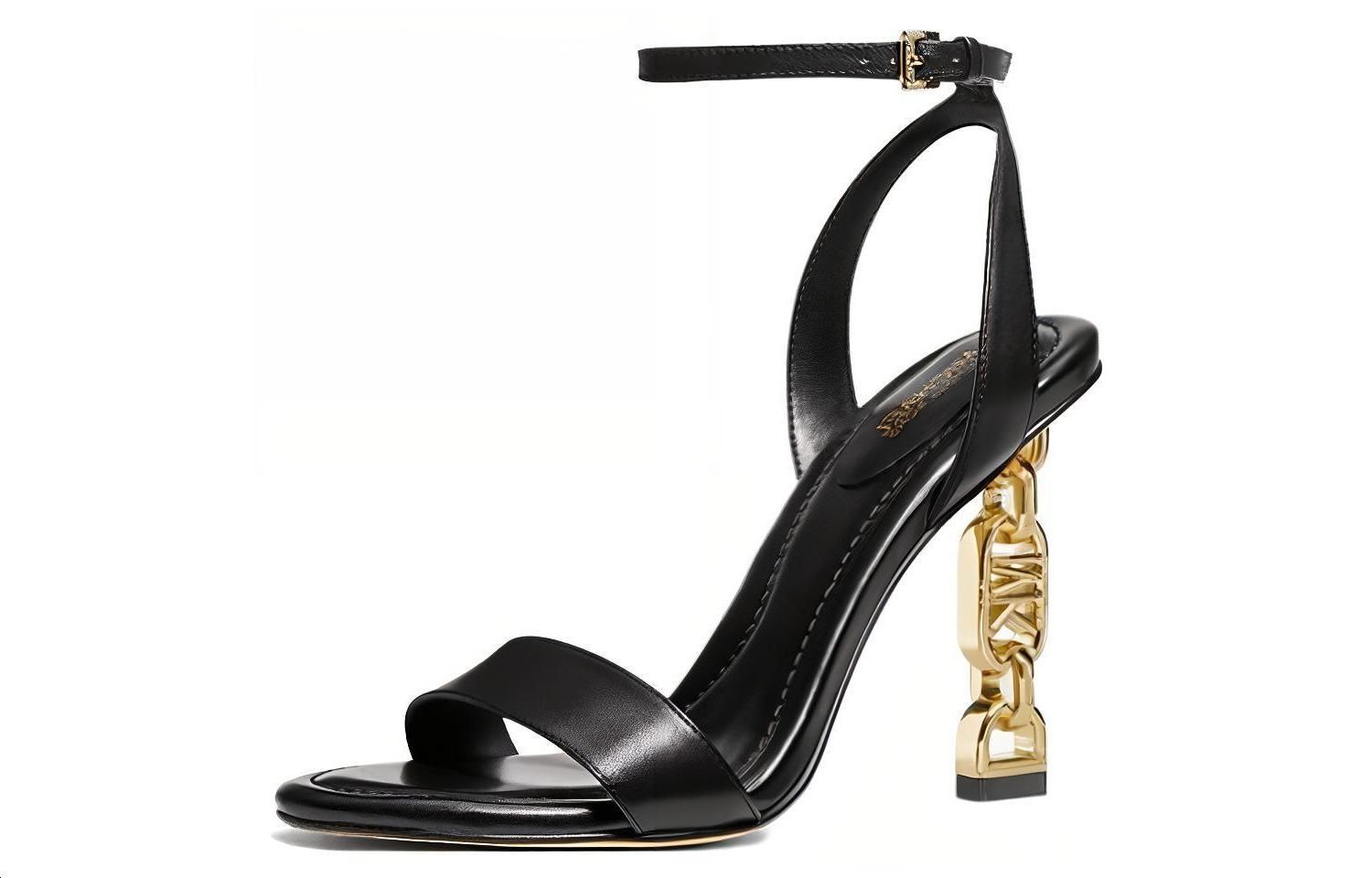 (W) MICHAEL KORS Leather CMFTable Staple Sandal 'Black' 圖 4