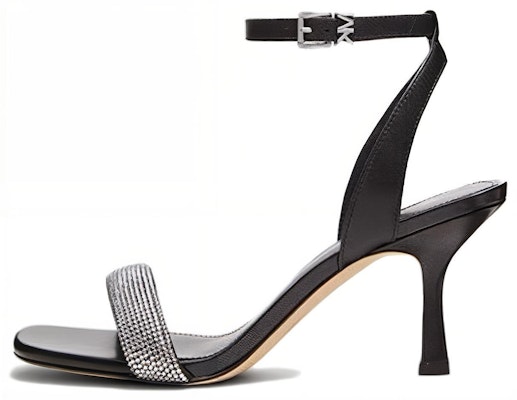 (W) MICHAEL KORS レザー ピープトゥ サンダル (黒) 40T2CEMS1L-0001 Buy (W) MICHAEL KORS レザー ピープトゥ サンダル (黒) 40T2CEMS1L-0001