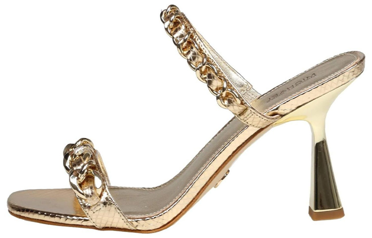 (W) MICHAEL KORS Leather Fashion Slip-On 'Gold'