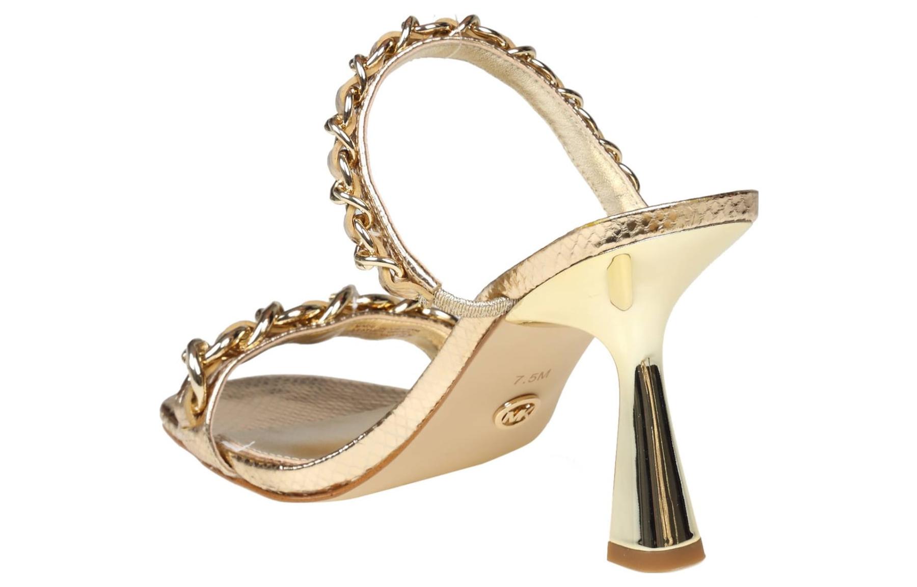 (W) MICHAEL KORS Leather Fashion Slip-On 'Gold' 圖 3