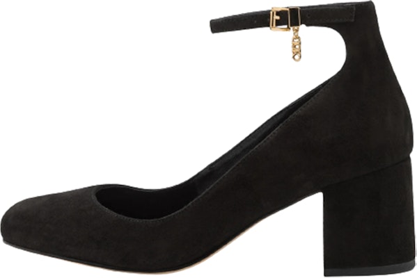 (Women) MICHAEL KORS Leather Fashion Tie-Up Chunky Heel 'Black' 40F3PLMP1S001 Buy (Women) MICHAEL KORS Leather Fashion Tie-Up Chunky Heel 'Black' 40F3PLMP1S001