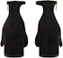 Shop (W) MICHAEL KORS Kasut Tumit Tinggi Kulit 'Hitam' Fashion Renda 40F3PLMP1S001