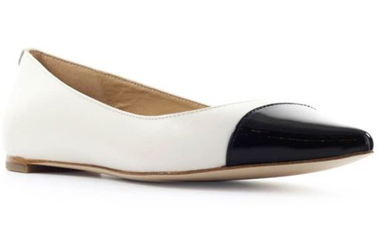 (W) MICHAEL KORS Leather Flat 'White' 圖 2