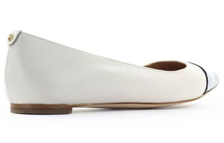 (W) MICHAEL KORS Leather Flat 'White' 圖 4