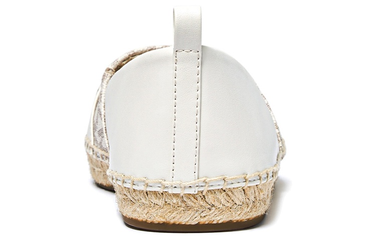 (W) MICHAEL KORS Leather Flat White 'Monogram Fashion' 圖 4