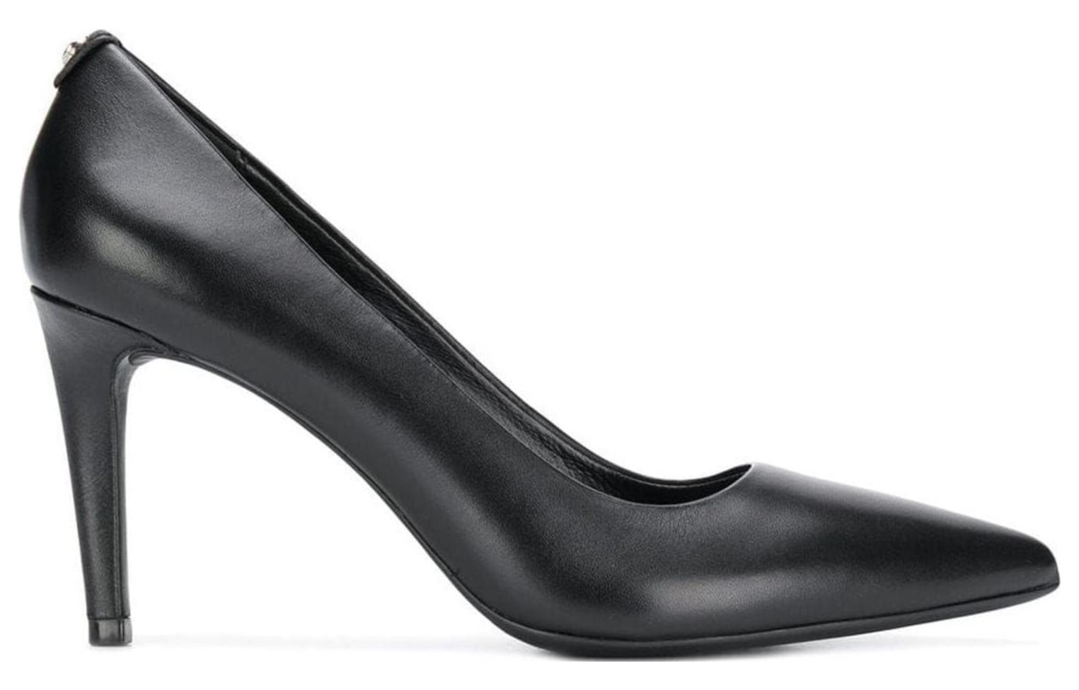 (W) MICHAEL KORS Leather High-Heel 'Black' 圖 2