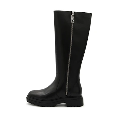(W) MICHAEL KORS Leather High-Top 'Black'