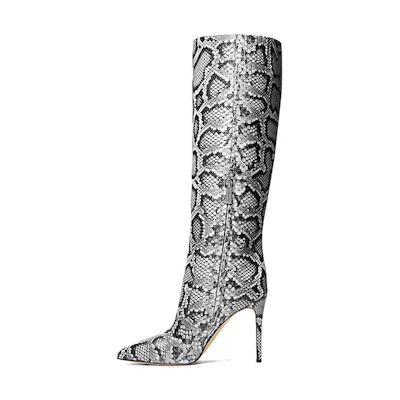 (W) MICHAEL KORS Leather High-Top Boot 'Black CMFT'