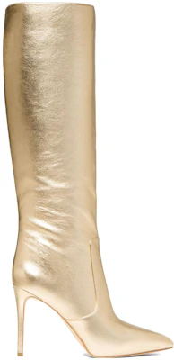 MICHAEL KORS 邁克高仕 皮革 簡約優雅舒適氣質 高筒靴 10cm 女款 金色 Order MICHAEL KORS 邁克高仕 皮革 簡約優雅舒適氣質 高筒靴 10cm 女款 金色
