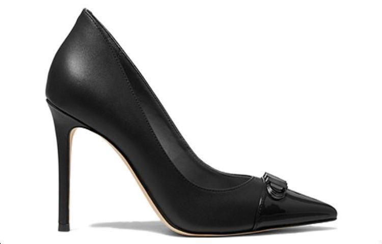 (W) MICHAEL KORS Leather High Heel Pumps 'Black CMFT' 圖 2